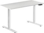 Alza Table ET1 Essential, fehér + asztallap, 120 × 80 cm, laminált, fehér tölgy (BUN)