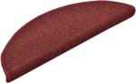 vidaXL 30 db piros lépcsőszőnyeg 56x17x3 cm 3365747 (3365747)