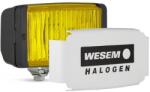 Wesem HM1.07429első ködlámpa + burkolat, 138 × 78 mm - sárga (6W07429)