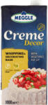 Meggle Creme Decor UHT cukrozott növényi zsír alapú készítmény hab készítéséhez 1000 ml