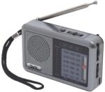 Somogyi Elektronic SAL RPC6CH mini zsebrádió, 3 vételi sáv, fülhallgató csatlakozó, LED visszajelző, tölthető és cserélhető akkumulátor