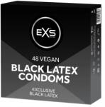 EXS Condoms Black - fekete óvszer (48 db) [48 db]