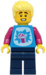 LEGO® Minifigurák Legoland látogató kék pulóverben, lila karokkal LLP034 (LLP034)