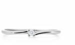 Cutie Diamonds Inel strălucitor din aur alb cu diamant DZ6733-2948-00-X-2 52 mm
