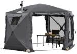 Wild Land Cort multifuncțional hexagonal Hub Screen House 600 Lux Wild Land - pentru evenimente și relaxare în aer liber (WL-HUB600-L) Cort