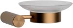 Wellis Ischia fali szappantartó, szálcsiszolt rose gold WE00213 (WE00213)