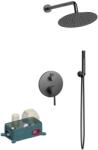 Wellis Altona falsík alatti zuhanyrendszer, gun metal WZ00108 (WZ00108)