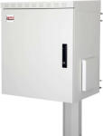 Lande LN-SBO-IP5512U6060-LG SAFEbox 19" 12U 600x600 kültéri szürke fali rack szekrény (SBOIP5512U6060) - pepita