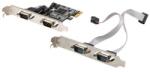 Lanberg PCI Express - COM 9PIN X4 bővítőkártya (PCE-DB9-004) (PCE-DB9-004)