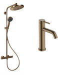Hansgrohe Crometta fűrdőszoba készlet fal termosztáttal trópusi zuhany opcióval || 88002386 (88002386)