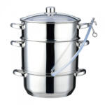 Klausberg Extractor de suc Klausberg KB 9032, 28 cm, 8 litri, 4 piese, pentru plite cu inducție, din oțel inoxidabil (KB 9032)