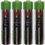 AgfaPhoto Mikroceruza akku AAA NiMH, 1, 2V 900 mAh, 4 db, AgfaPhoto HR3, HR03, UO100557, DC2400, DC2400B4N, LR03 (802756) (802756)