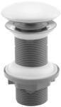 Isvea Ventil lavoar cu click-clack, capac ceramic alb, cu preaplin, Isvea Infinity (38TP0171I)