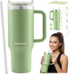 Berdsen Vákuumos termoszpohár szívószállal, 1180 ml, Berdsen, zöld (378803)