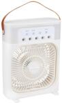 Výrobce po 1 ks LED RGB asztali ventilátor ködfunkcióval 10W/5V 8711252436104 (P7711)