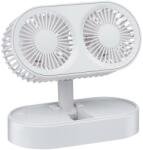 Výrobce po 1 ks Újratölthető asztali ventilátor 3, 7V 1200 mAh fehér 8711252436432 (P7707)