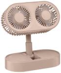 Výrobce po 1 ks Újratölthető asztali ventilátor 3, 7 V, 1200 mAh, rózsaszín 8711252436418 (P7714)