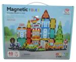 Man Yuk Toys Piese de construcție magnetice - oraș, set de 40 buc (188 M502) Jucarii de constructii magnetice