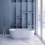 Coloana Cada freestanding compozit Coloana Siena 180x80 cm alb lucios (2000017260402)
