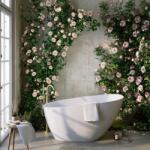 Coloana Cada freestanding compozit Coloana Valeria 140x74 cm alb lucios (2100000023349.)