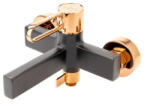FERRO Ferro Zaffiro kádtöltő csaptelep rose gold/fekete (FD1-ZFR-1-25)