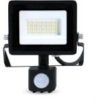 Nedis llflp16blkmozgásérzékelős led reflektor 20w, ip44, 4000 k, 1620 lm, 220 - 240 v ac 50/60 hz, energiaosztály: f LLFLP16BLK (LLFLP16BLK)