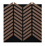 Leziter Akusztikus falpanel Deco XII olajos tölgy hatású 60x60x1, 8 cm (JMY003F-OAK) - snaigeshop