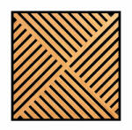 Leziter Akusztikus falpanel Deco VIII bambusz hatású 60x60x1, 8 cm (J01TF08-BAM) - snaigeshop