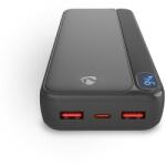 Nedis pbkpd20w225bk powerbank hordozható külső akkumulátor, power bank 20 000mah, 1, 5 / 1, 67 / 2, 0 / 2, 22 / 3, 0 a PBKPD20W225BK (PBKPD20W225BK)