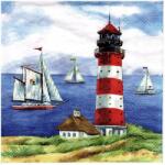 IHR Decoupage szalvéta 33x33cm Seelust világítótorony 1db (990200)