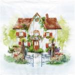 IHR Decoupage szalvéta 33x33cm Country House vidéki ház 1db (1102000)