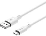 YENKEE YCU 315 WH, USB la USB C, 480 Mbps, TPE flexibil, 1.5 m, Alb (YCU 315 WH) - pcone