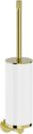 Mexen Triv, fali WC-kefe, fehér/arany fényes, 70A33071-50W (70A33071-50W)
