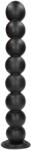 Ouch! ! Balls of Lust - șirag anal gigantic de bile (negru) - 55 cm