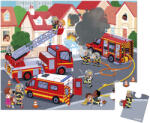 Janod Puzzle tokban Tűzoltók 24 db (J02605)