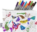 Eatsleepdoodle Pillangós Színező és Mosható Tolltartó (BTPEN)