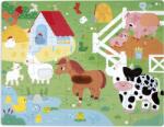 Janod Tapintásos puzzle Farm (J02491)