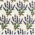 IHR Decoupage szalvéta 33x33cm Bouquet of lavender cream levendula 1db (L728460)