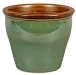 NDT Corleto 1-01A green set of 3 kerámia növénytartó szett
