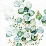 IHR Decoupage szalvéta 33x33cm Eucalyptus Bouquet eukaliptusz (1036609)