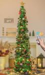 HMASYO 180 cm pop-up műfenyő, 100 LED, időzítő, távirányító, USB
