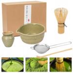  Matcha Teás Ajándék Szett Seprű Állvány Teáskanál 5in1 (4006743739647)