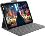 Logitech Slim Folio billentyűzetes tok iPad (10. gen. ) - AZERTY francia - grafit
