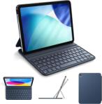 HOU billentyűzetes tok iPad 10. gen (2022) - QWERTZ - kék
