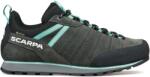 Scarpa Дамски апроуч обувки Scarpa Women's Crux 2 GTX Approach shoes - Shark / Aqua - размер 41, 5 (EU) (142-0377-0120)