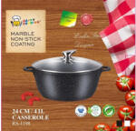  Happy Cooking Márvány Bevonatú Indukciós Lábas 4, 1 l (RS-1198) (RS-1198)