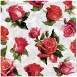 IHR Decoupage szalvéta 33x33cm Elegant roses rózsa (1071545)