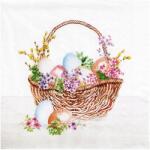 IHR Decoupage szalvéta 33x33cm Happy Easter Days tojás kosárban 1db (1103460)