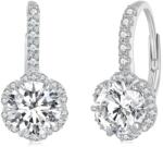 Olivie ezüst fülbevaló 1ct 6, 5mm MOISSANITE 9181 (BGR)
