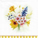 IHR Decoupage szalvéta 33x33cm Spring Time Bloom virágcsokor 1db (1101729)